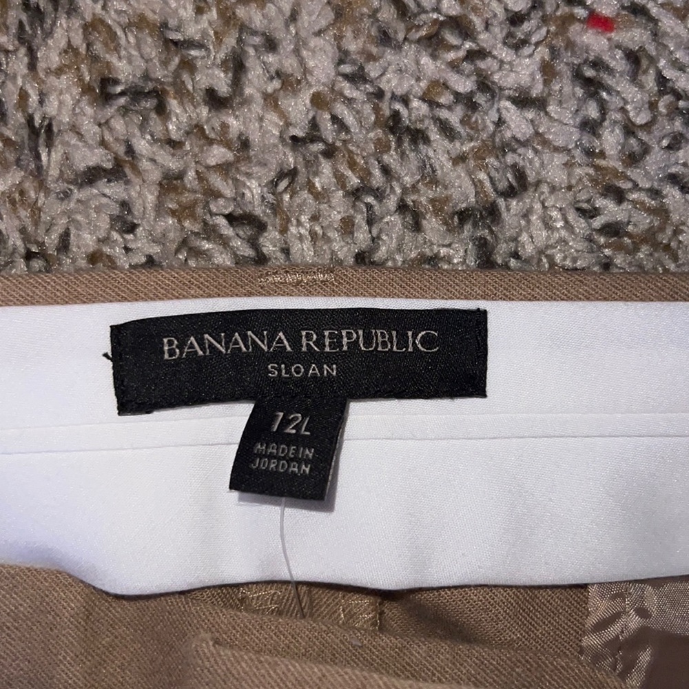 Banana republic Sloan pants size 12 long new with tags